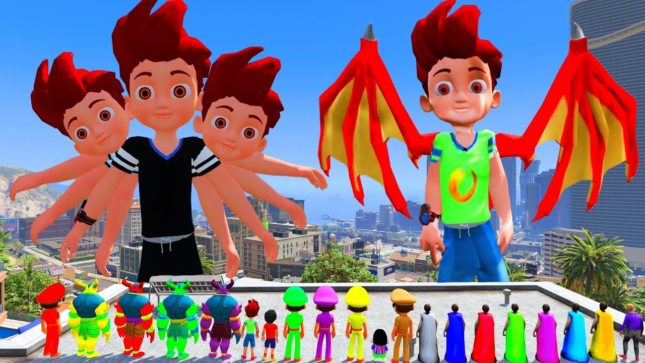 LITTLE SINGHAM WITH SHIVA KICKO SHINCHAN FOUND BIGGEST EVER KICKO IN GTA 5 #156