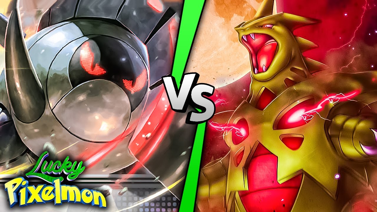 Minecraft LUCKY PIXELMON - IRON TREADS vs MEGA TYRANITAR