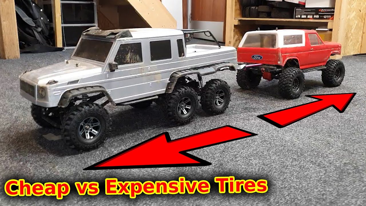 CHEAP vs EXPENSIVE RC Crawler Tires TEST