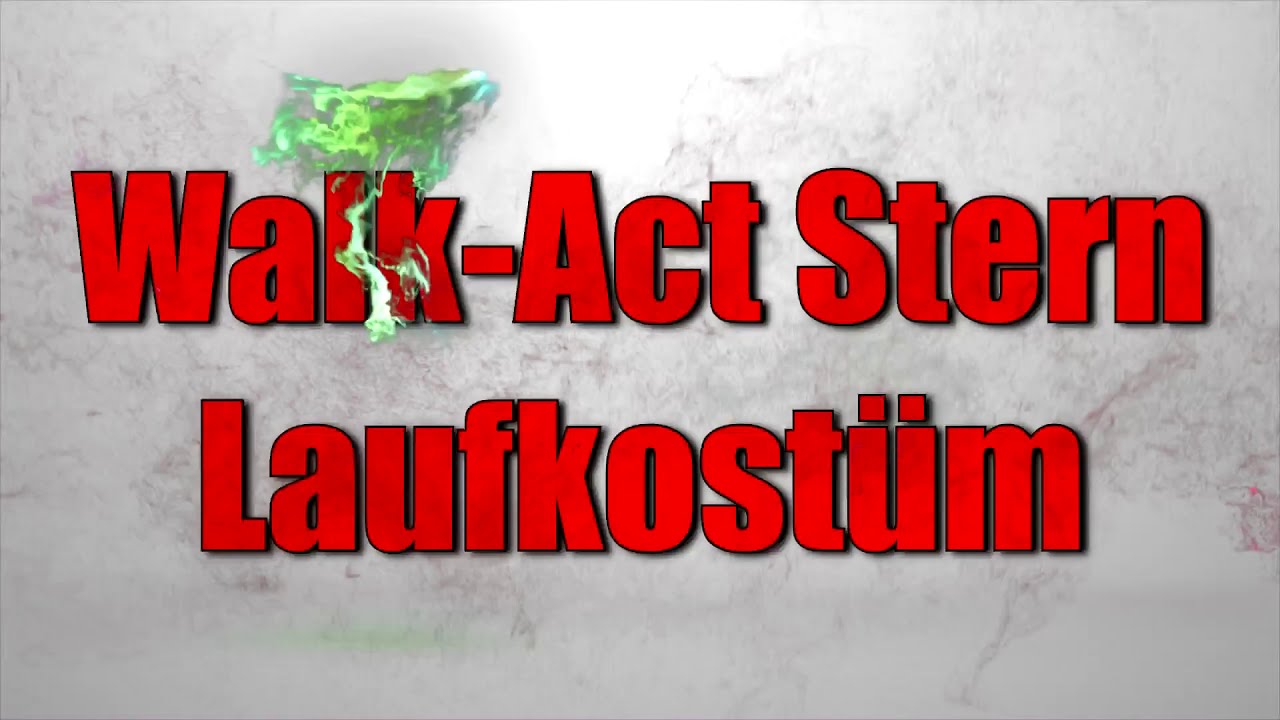 Walk - Act Stern Laufkost&uuml;m | GERRIT Event - Concept