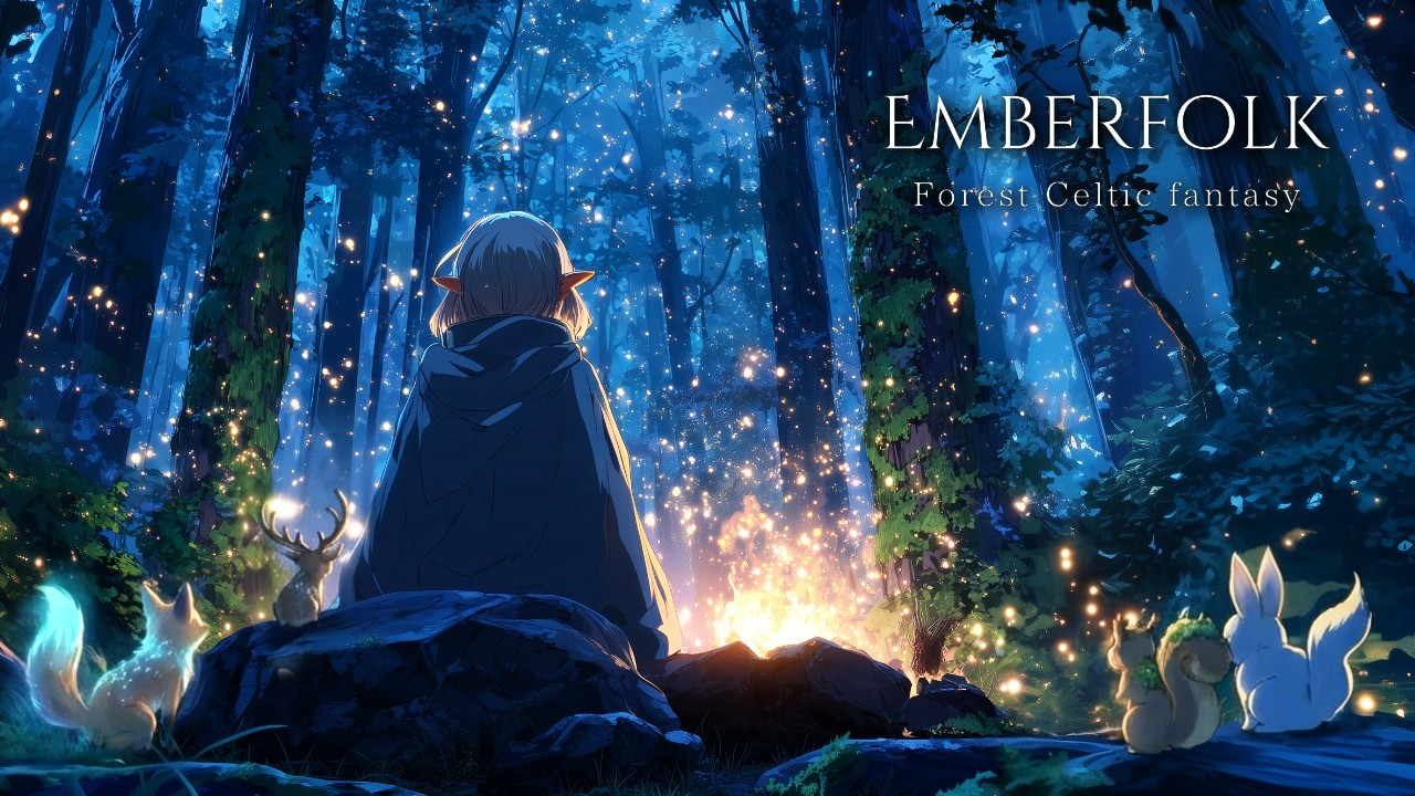 Those Who Gather by the Fire | A Soft Celtic Fantasy Lullaby