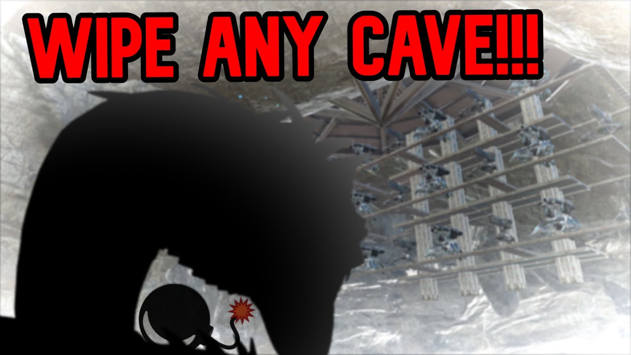 [Ark Glitch 2020] How To Snake Bomb (WIPE ANY CAVE BASE!) Basilisk bombing and bypassing turrets!