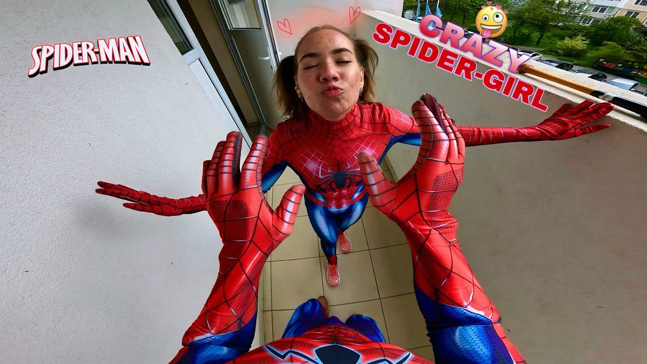 BEST MIX SPIDER-MAN VS CRAZY SPIDER-GIRL IN LOVE ( Funny ParkourPOV Spider-Man)