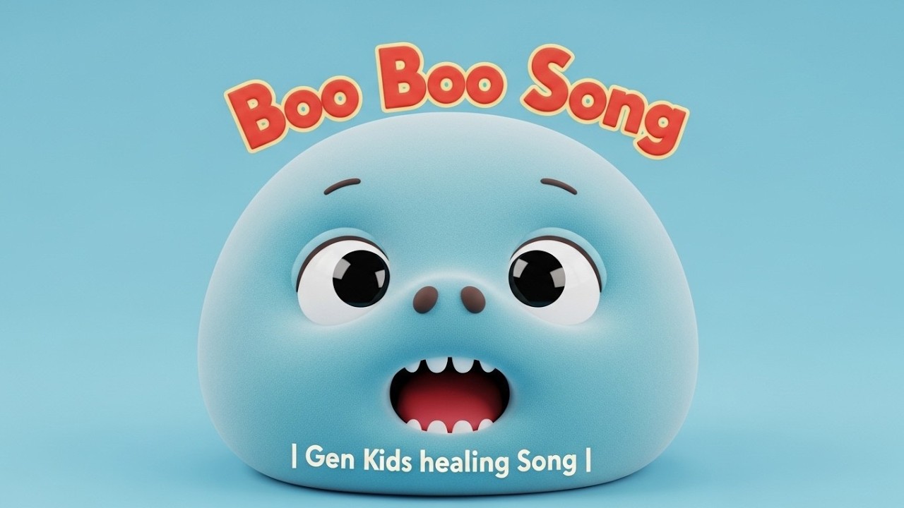 Boo Boo Song 🩹 | Fun Kids Nursery Rhyme | Gentle Healing Song
