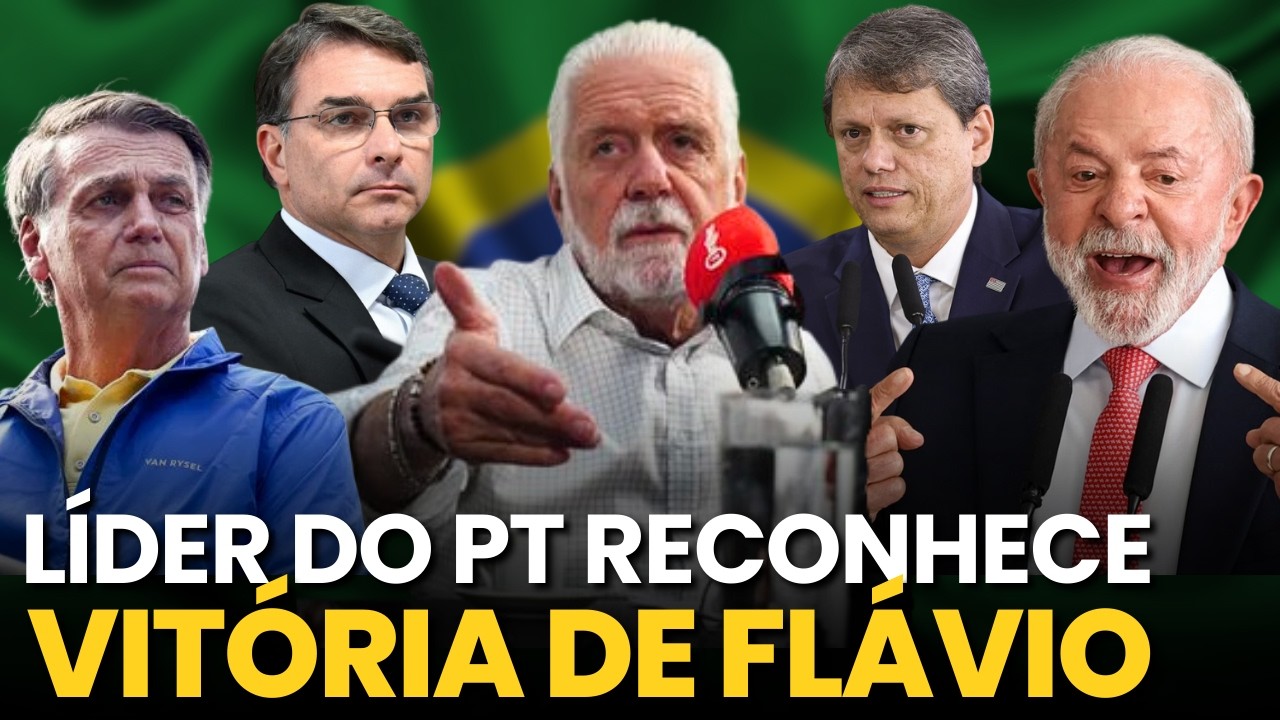 BOMBA: LÍDER DO PT ''RECONHECE VITÓRIA'' DE FLÁVIO BOLSONARO! JAQUES WAGNER QUER ABANDONAR LULA?
