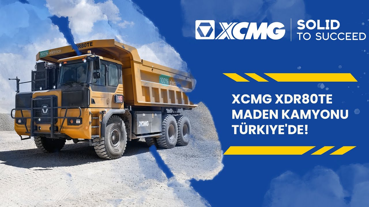 XCMG XDR80TE Maden Kamyonu Türkiye'de!