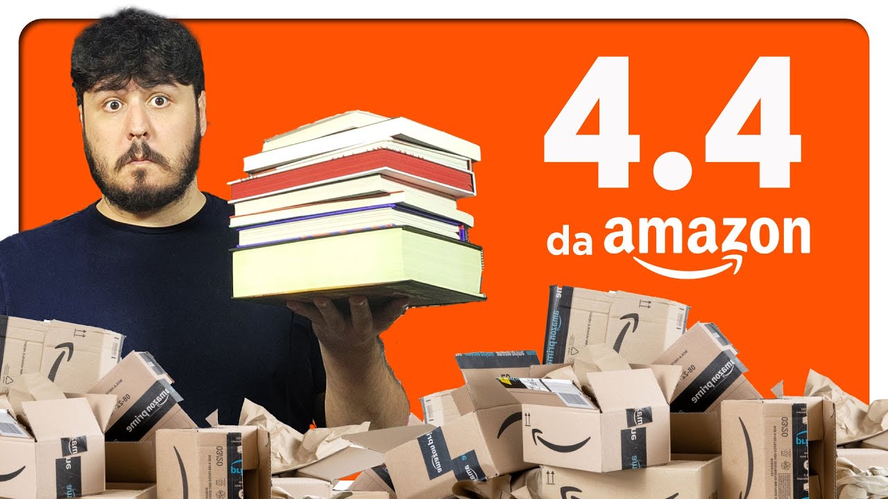Ca&ccedil;ando os MELHORES Livros e HQs na Promo&ccedil;&atilde;o 4.4 da Amazon - LIVE