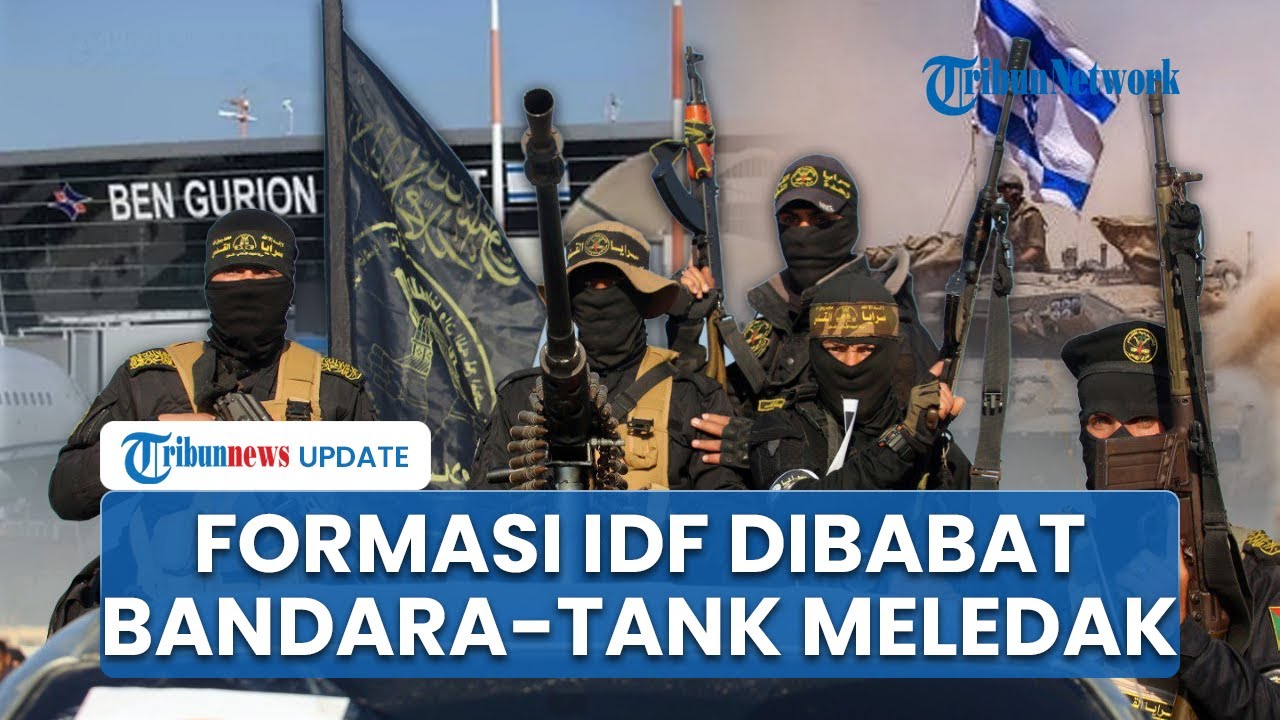 Rangkuman Perang Israel-Hamas: Formasi Tempur Israel Dibabat Yaman, Bandara dan Tank Meledak