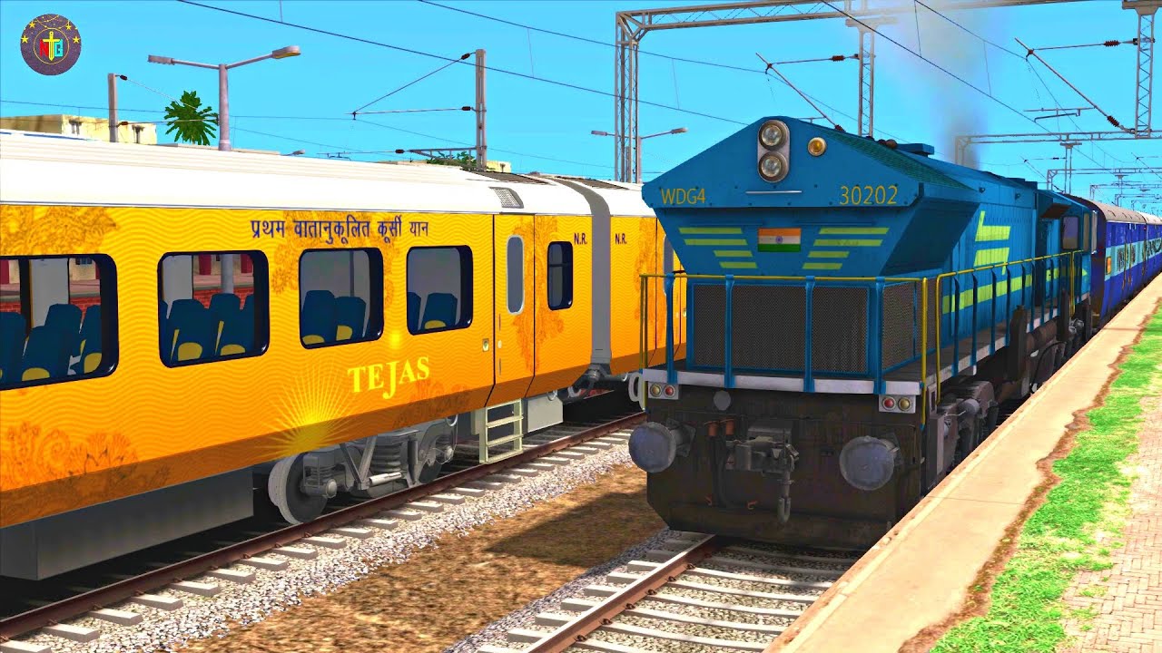 Loop line Train Overtake | Indian Railways | Railworks 3 | TS 2022 | NTG GAMING
