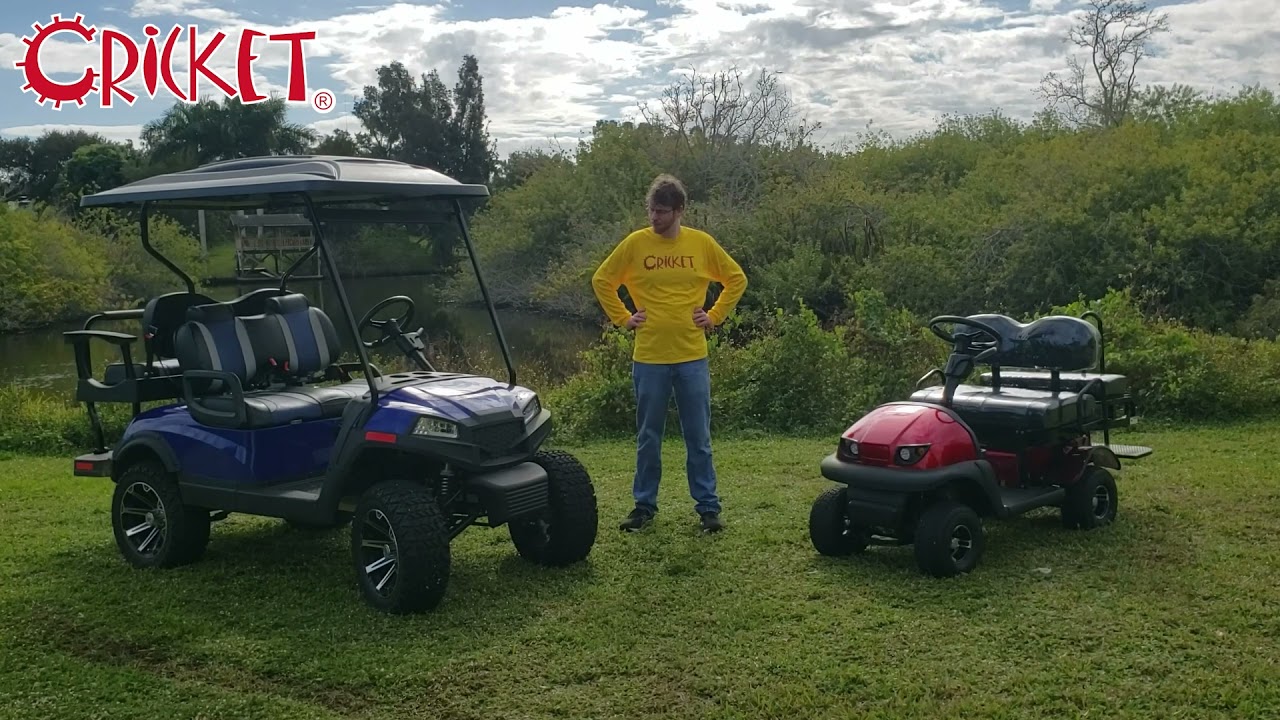 Cricket Cart vs. Golf cart! | Cricket Carts: Small Mini Golf Carts!