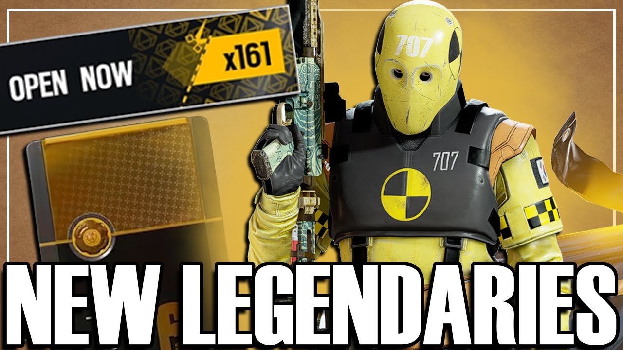 Opening 161 Shadow Legacy Alpha Packs - Rainbow Six Siege