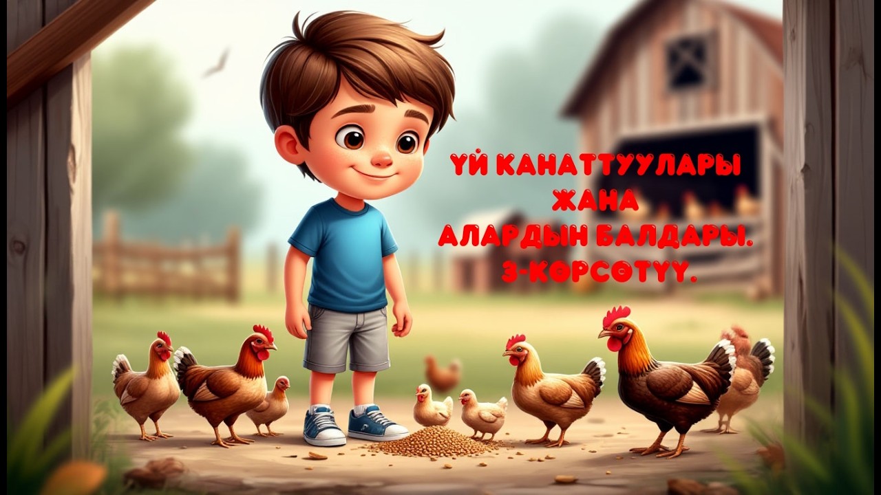 ҮЙ КАНАТТУУЛАРЫ ЖАНА АЛАРДЫН БАЛДАРЫ. 3-КӨРСӨТҮҮ