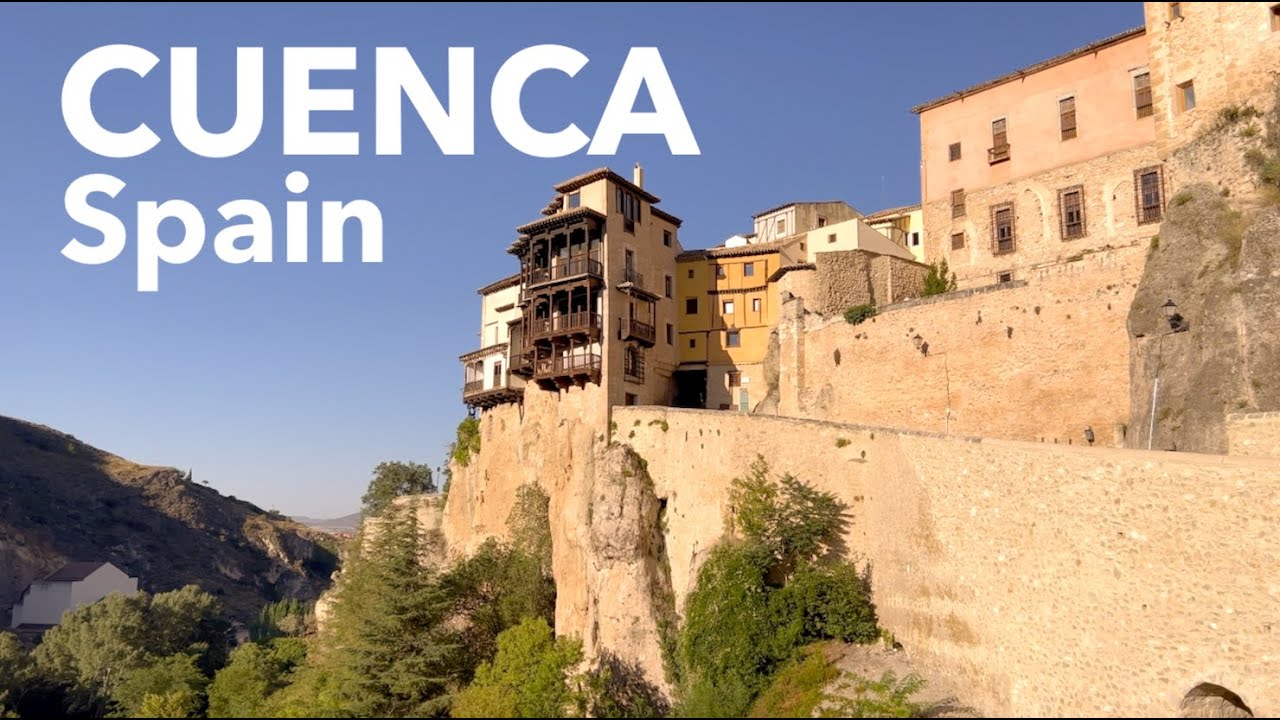 CUENCA SPAIN, EXPLORING CUENCA SPAIN - WALKING IN CUENCA - 4K UHD 60 fps