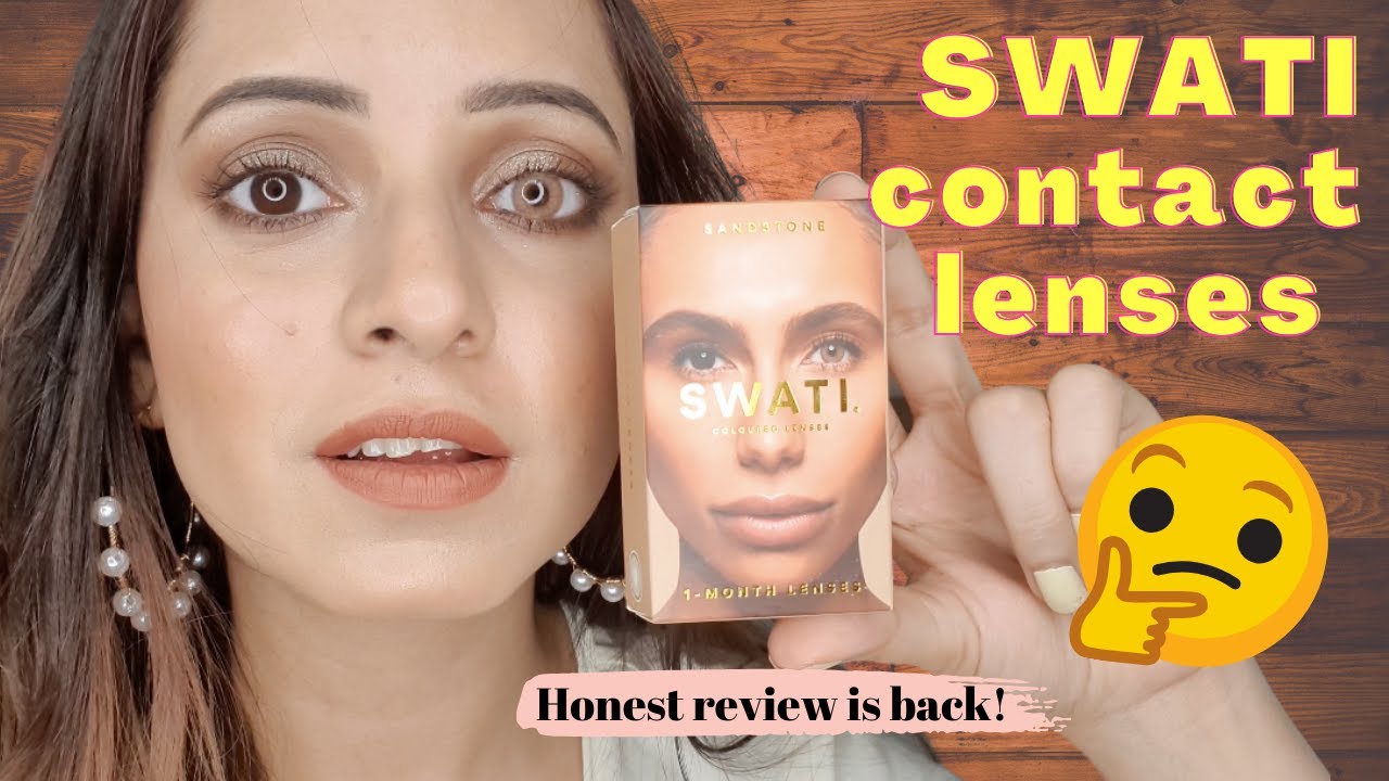 HONEST REVIEW of SWATI COSMETIC Contact Lenses | SANDSTONE | Candidjyo