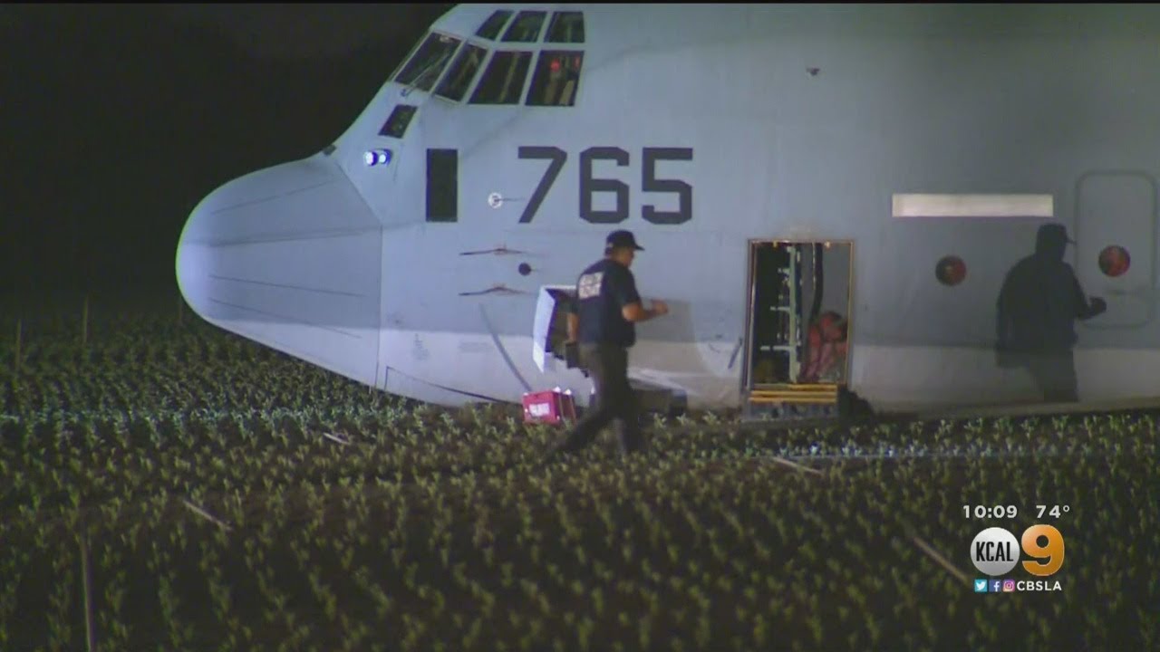 Military Transport Aircraft Makes Emergency Landing After Clipping Fighter Jet Midair