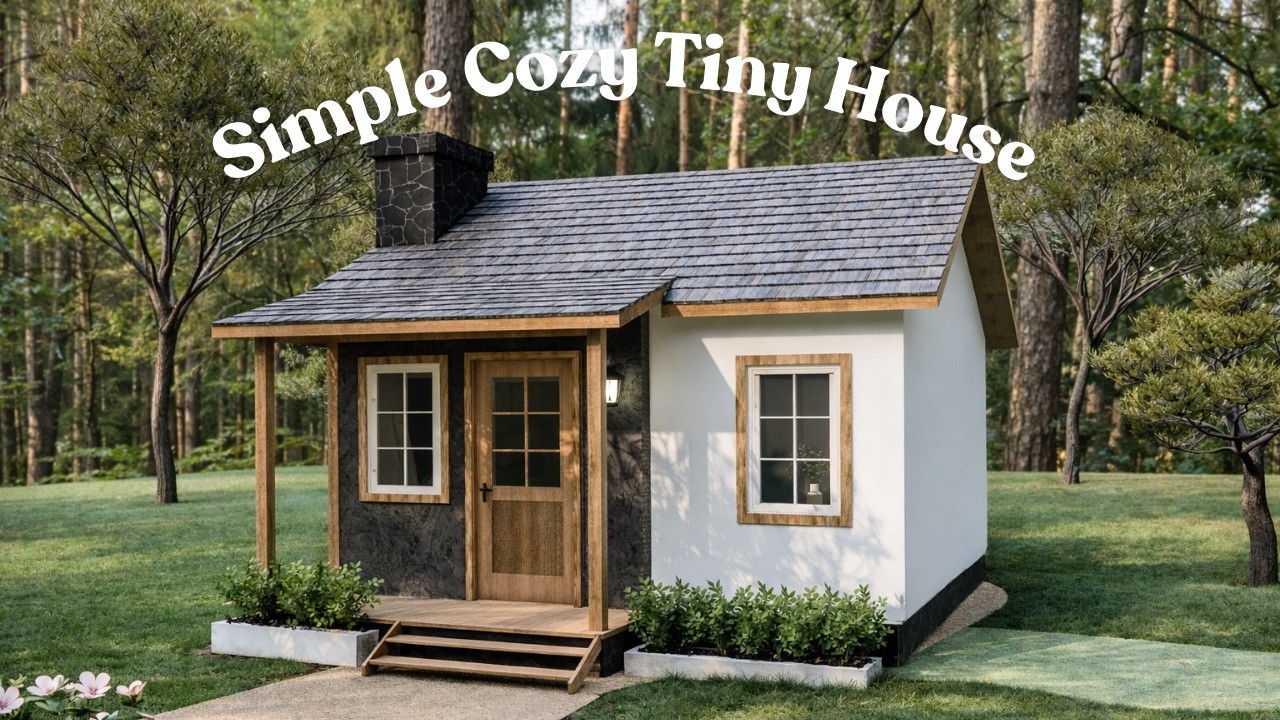 5×7m Tiny Cottage House Dream | Beautiful Small House Design | 35 sqm Affordable Home