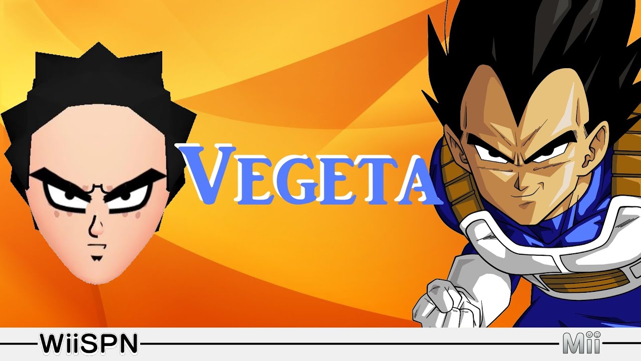 Mii Maker: How To Create Vegeta!
