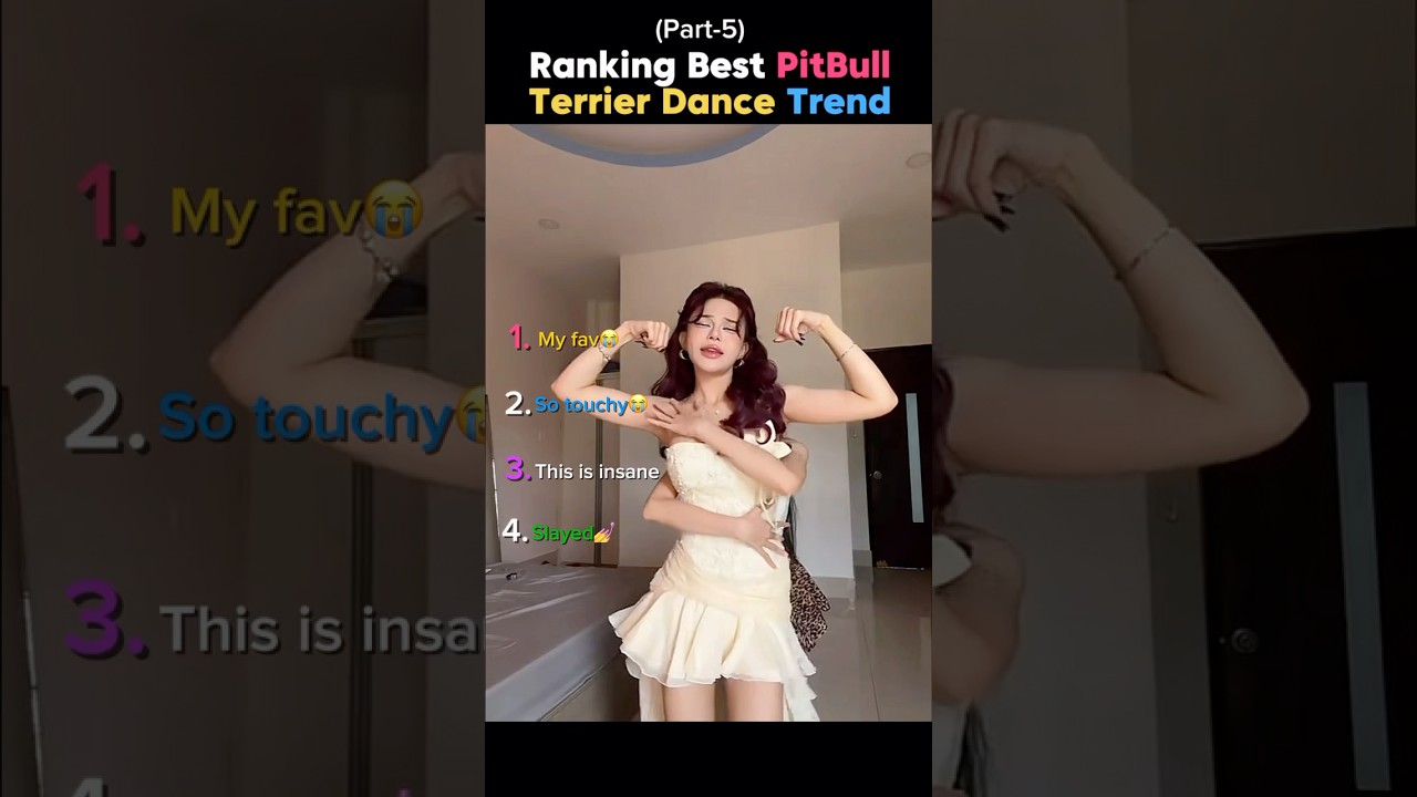 Ranking Best PitBull Terrier Dance Trend✨ - Part 5 #shorts