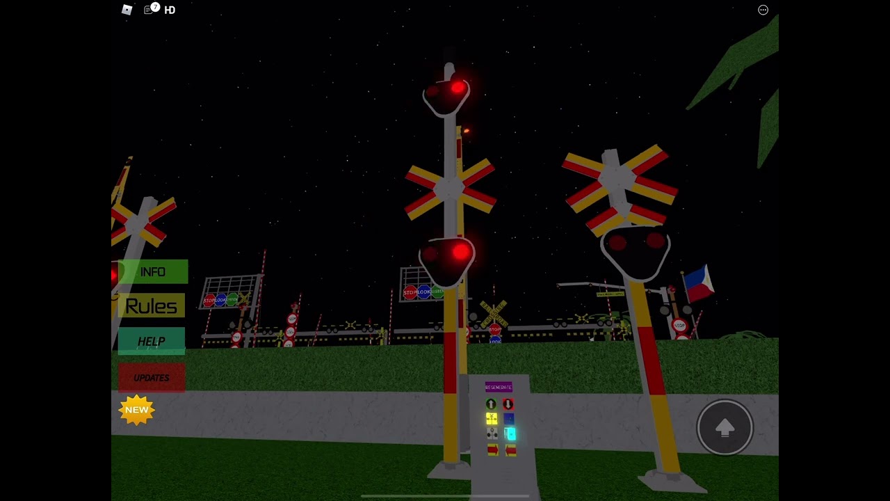 Reviewing the spring update in railroad crossing simulator