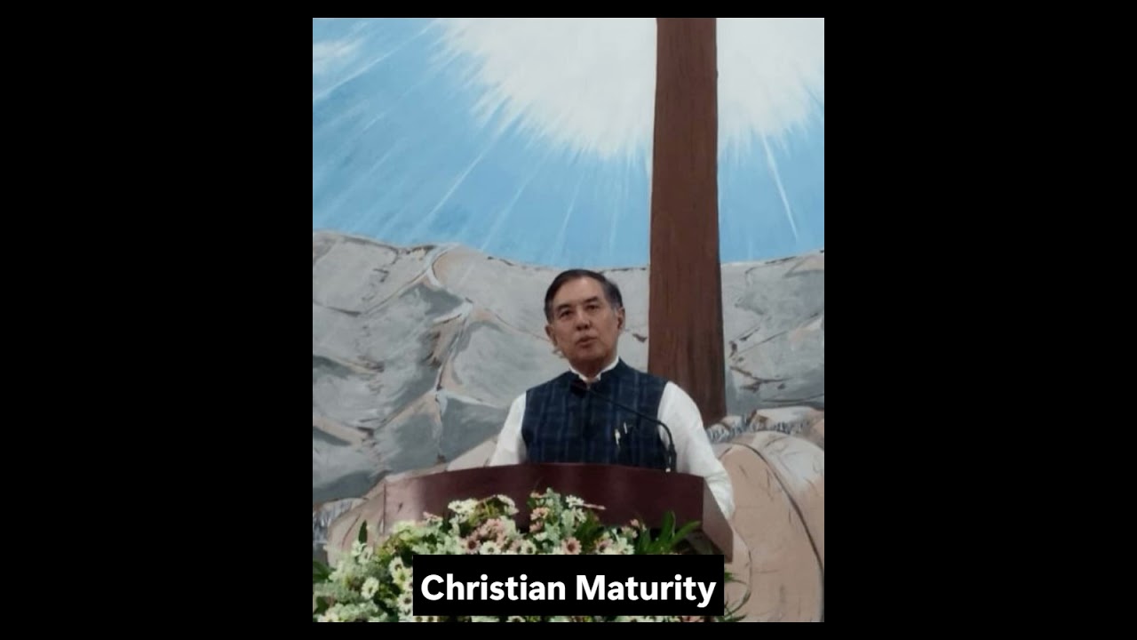 Christian Maturity by Rev  Dr  P  Bonny Resu
