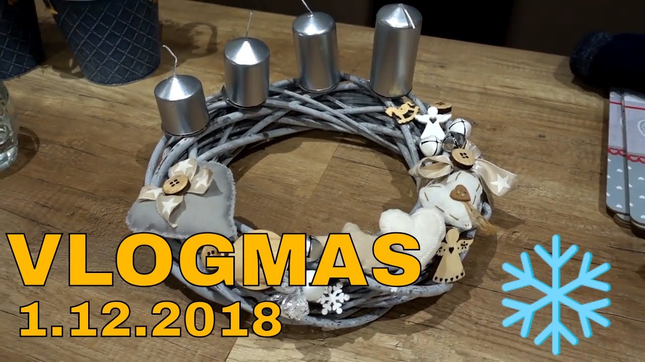 ❄ VLOGMASY JSOU TADY ❄ | 1.12.2018 VLOGMAS