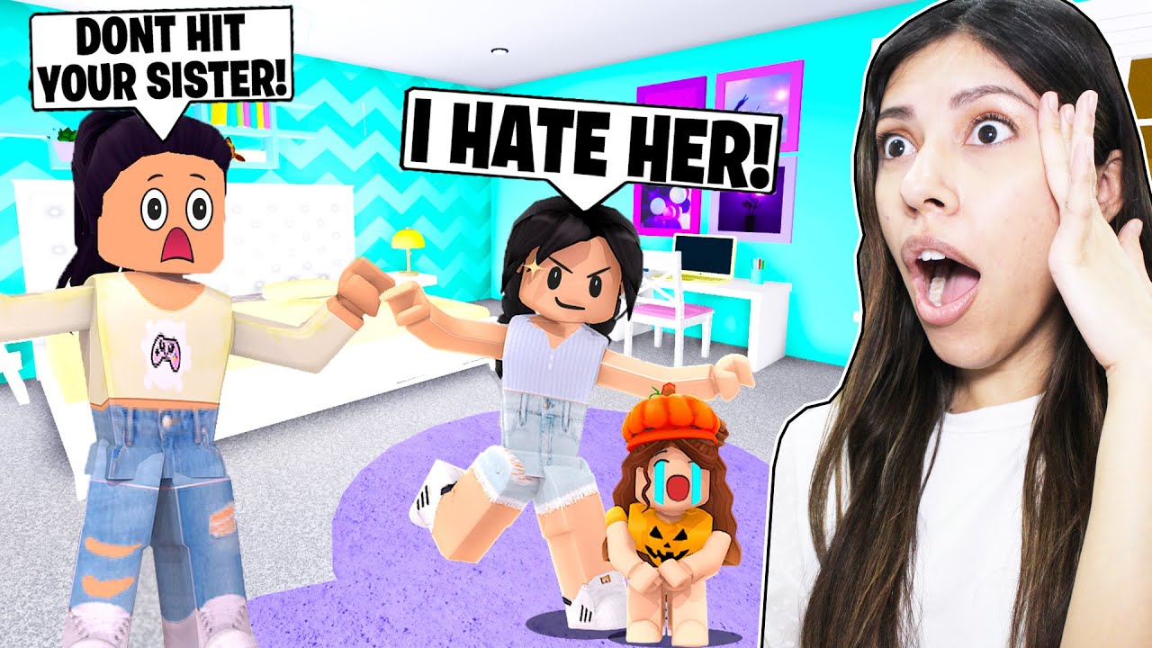 MY DAUGHTER BABYSITS THE BABY for THE FIRST TIME!  *SHE HIT HER!*  - Roblox (Bloxburg Roleplay)