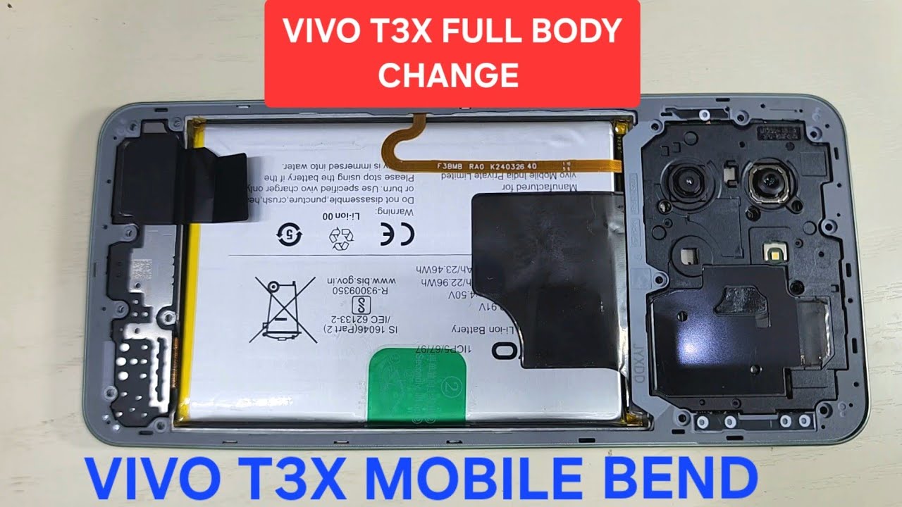VIVO T3X BODY CHANGE | VIVO T3X MIDDLE CHANGE 