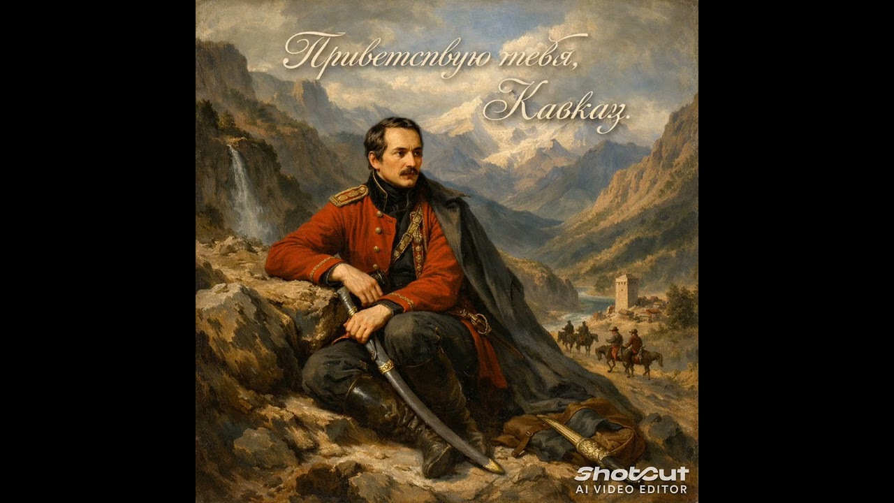 Песня основана  на строках Лермонтова о Кавказе и пляске Лезгинка.19 век. Приветствую тебя, Кавказ.