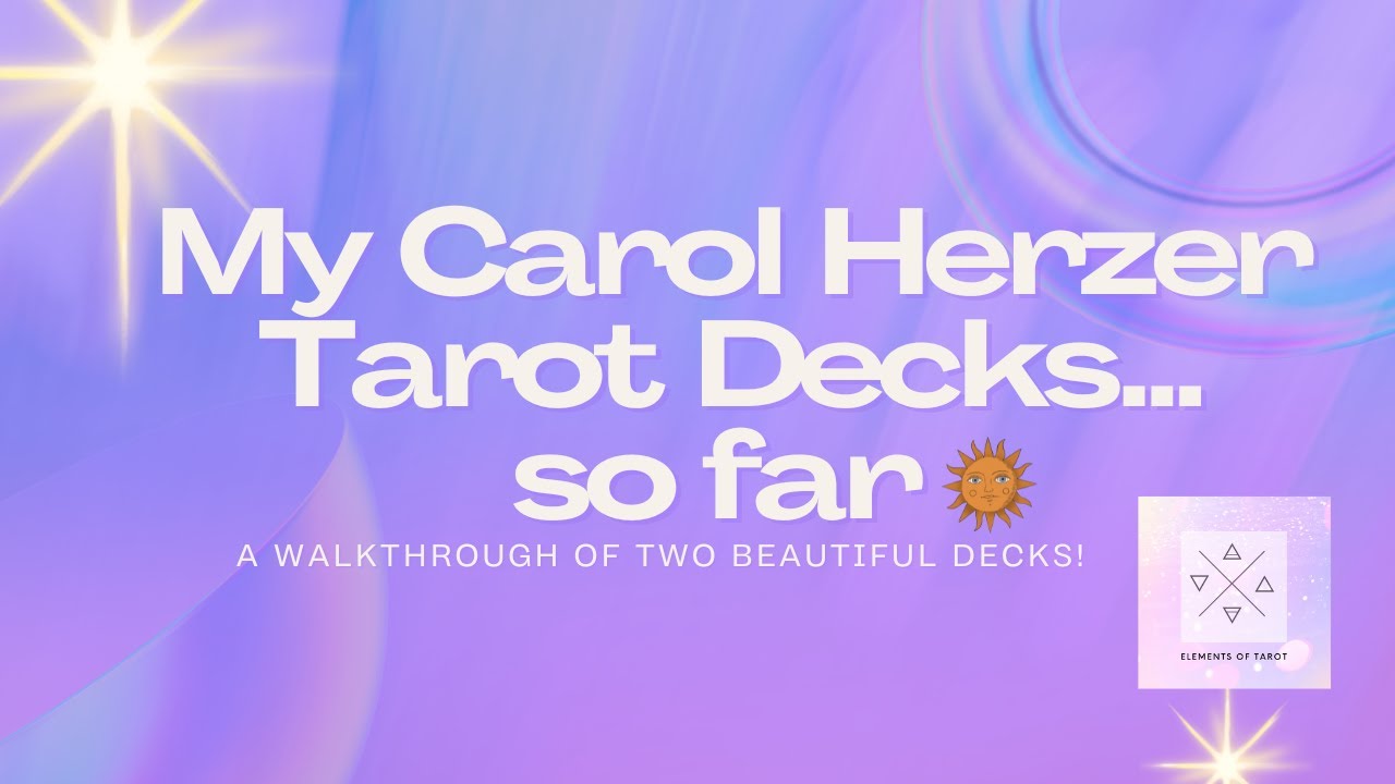 My Carol Herzer Tarot decks....so far #carolherzertarot #tarot #Walkthrough