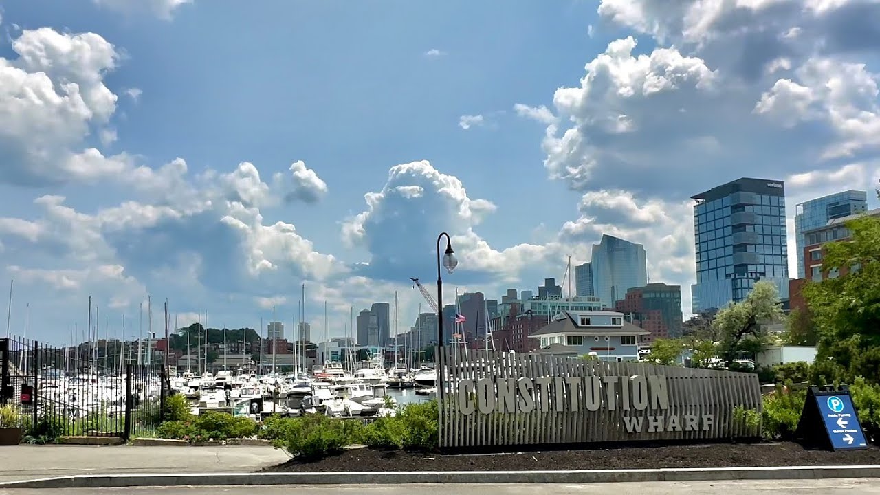 Boston Neighborhood Walkthrough | Charlestown Marina AND Constitution Wharf