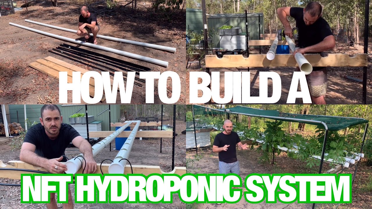 How to Build a Nutrient Film Technique NFT Hydroponic System