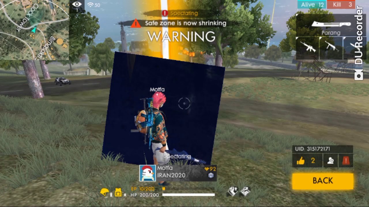 see what happened after Iranian player killed me in free fire game