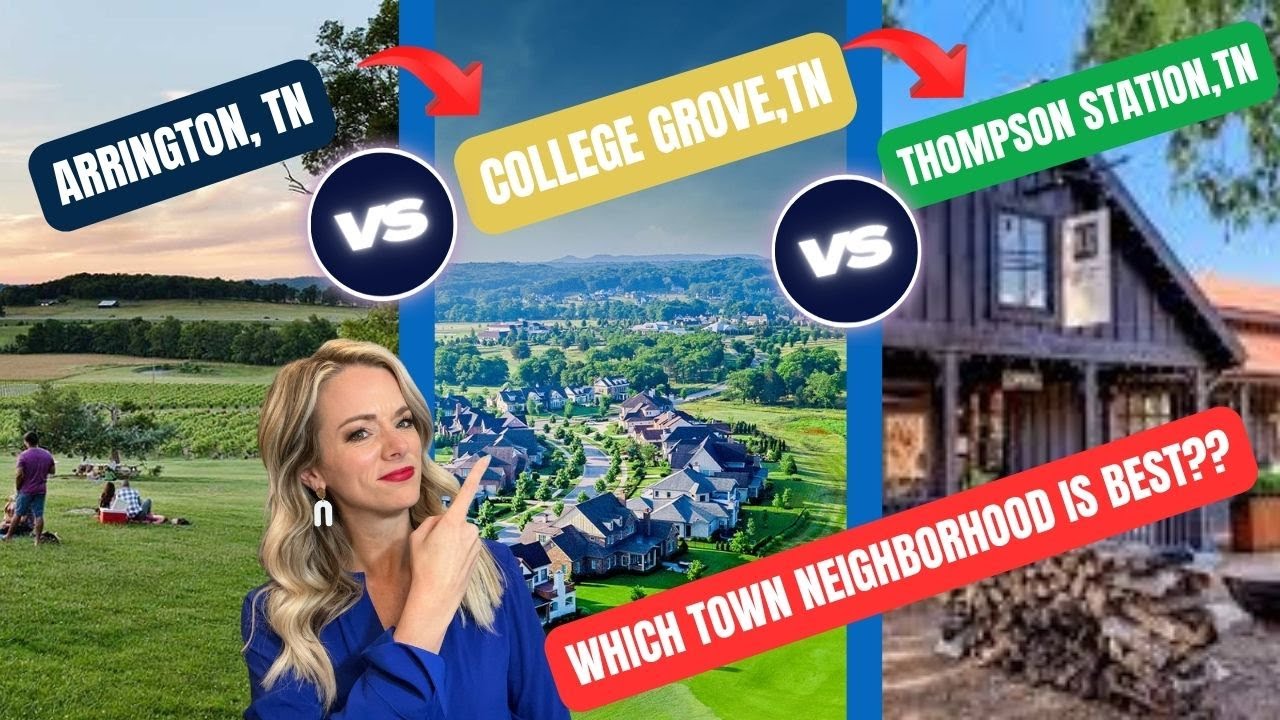 Which Suburb is Best? Arrington TN vs Thompson’s Station vs College Grove | FULL BREAKDOWN