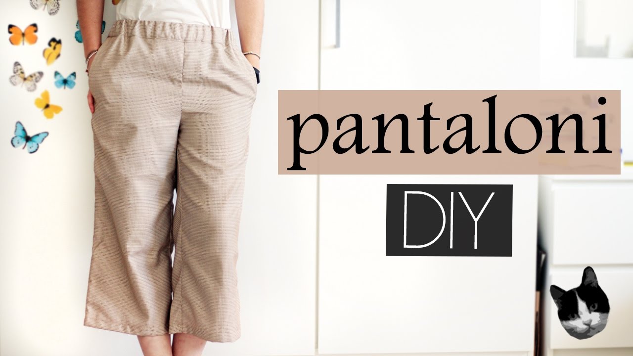 Pantaloni culottes con cartamodello Burda Giovane & Easy Primavera-Estate 2017 | Un punto alla volta