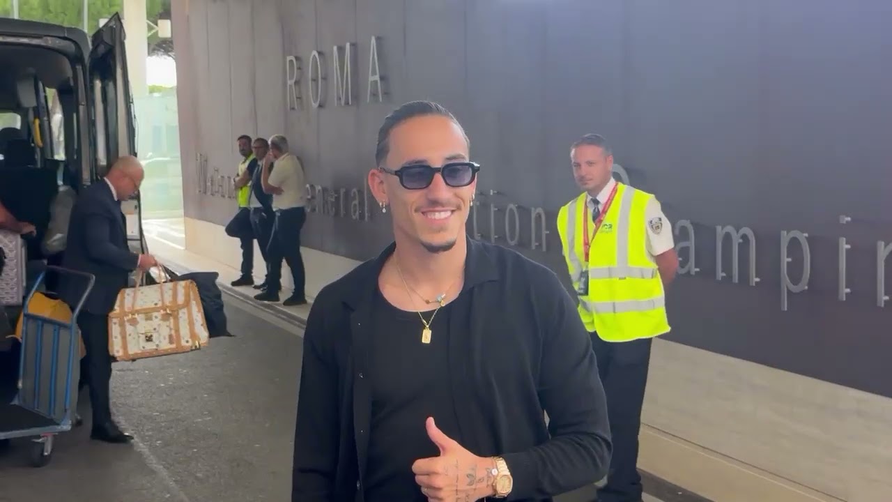 TSIMIKAS Arrivo a Ciampino 30 agosto 2025