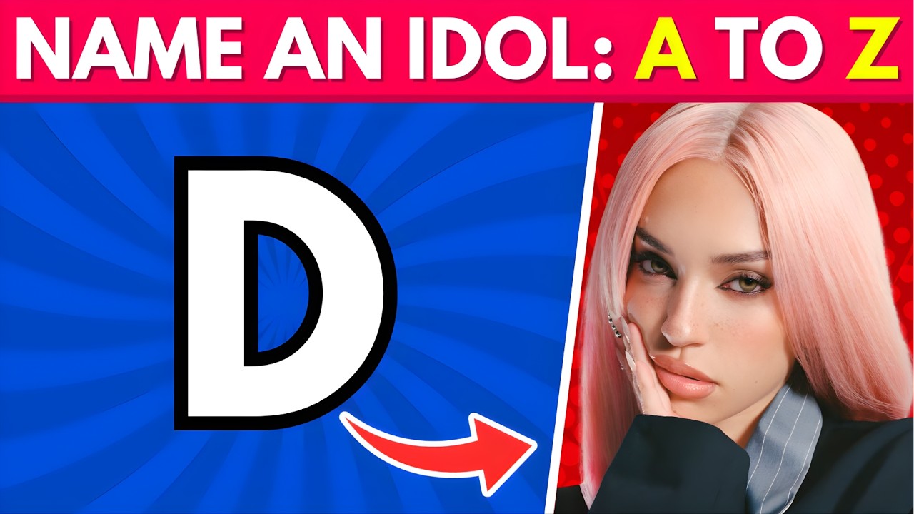 Назовите K-pop айдола от А до Я! #3🔠Самый популярный айдол | Викторина по K-pop 2026
