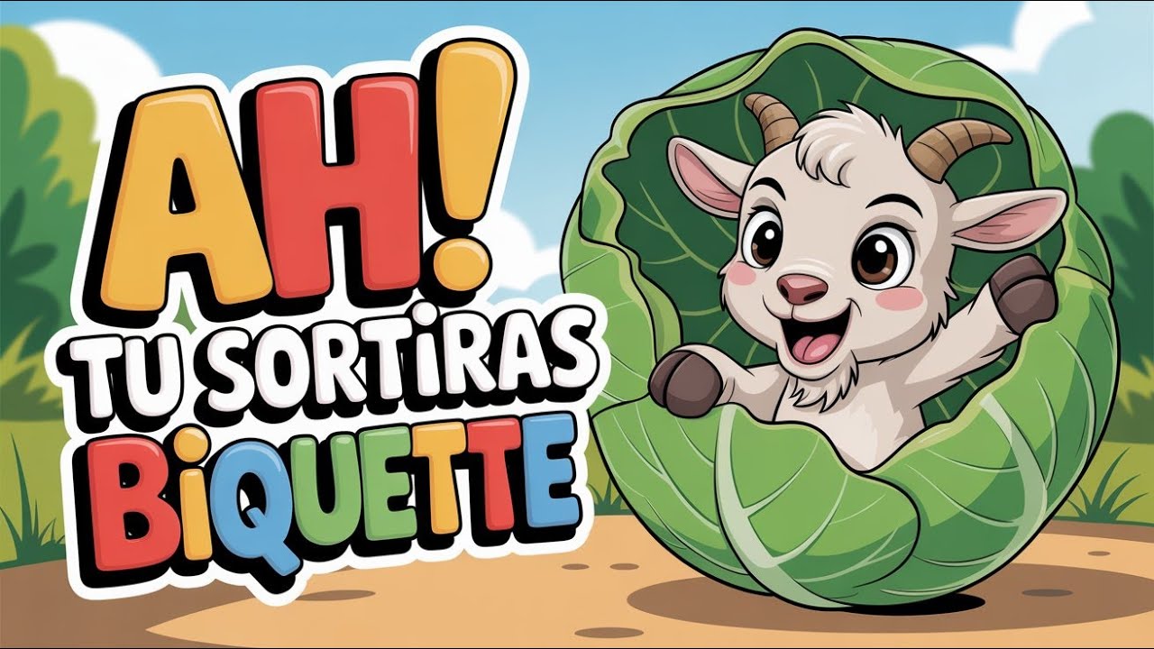 Ah! Tu sortiras, Biquette, Biquette 🐐🥬 - Comptine Traditionnelle pour Enfants et tout-petits 💫