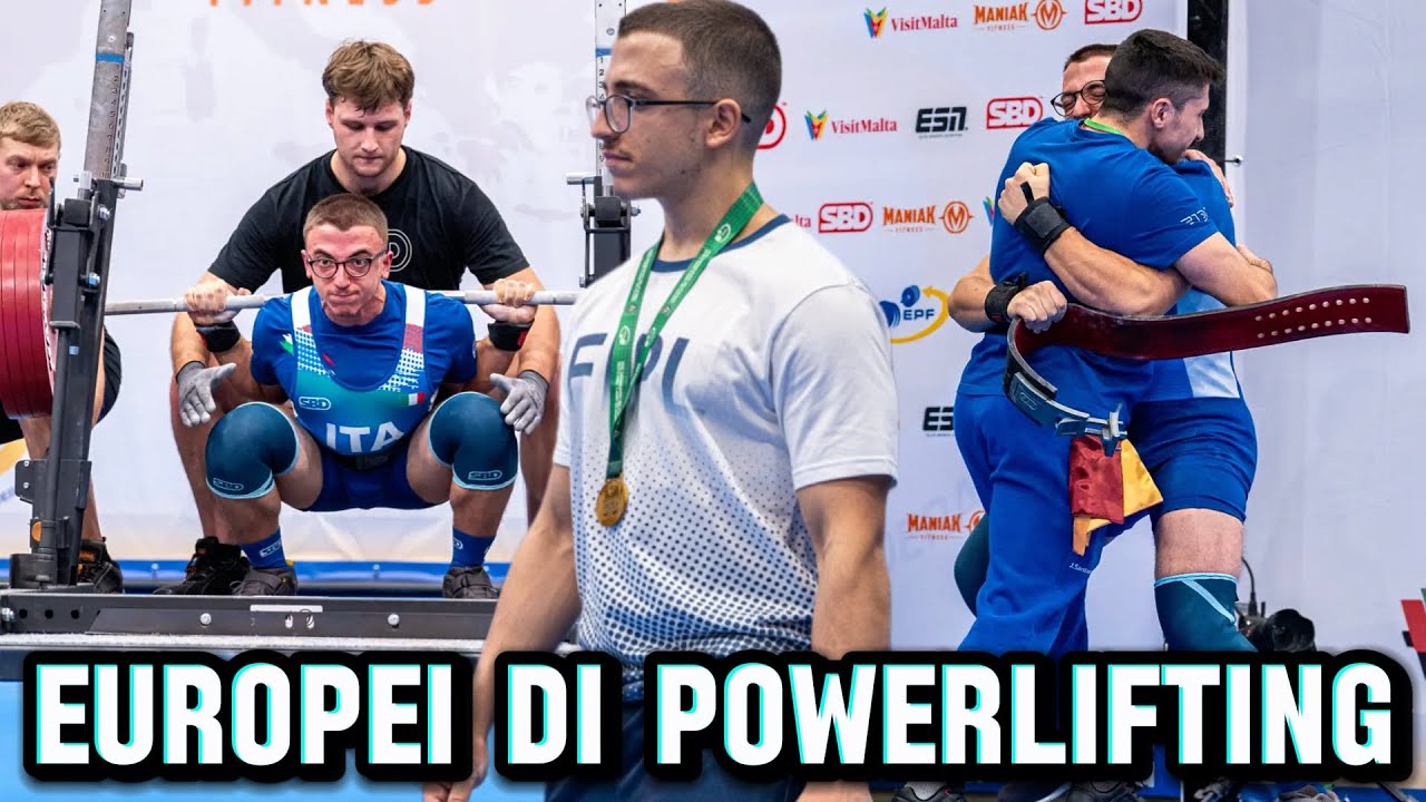 Abbiamo fatto la MIGLIOR PRESTAZIONE ai CAMPIONATI EUROPEI di POWERLIFTING