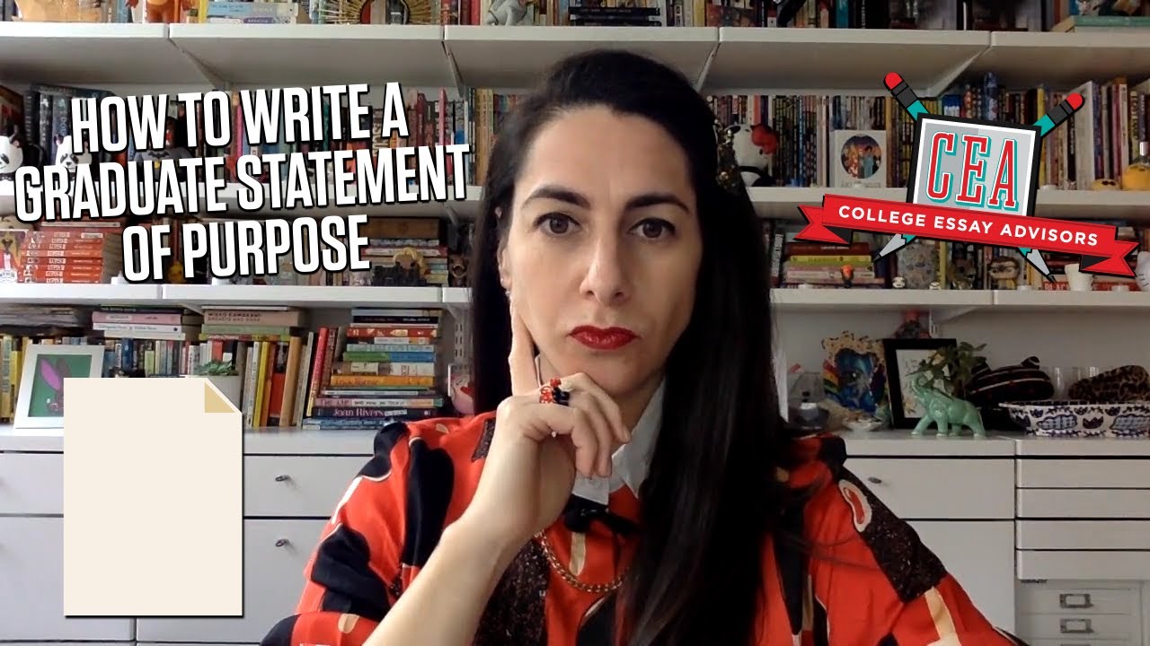 How to Write a Statement of Purpose for Grad School