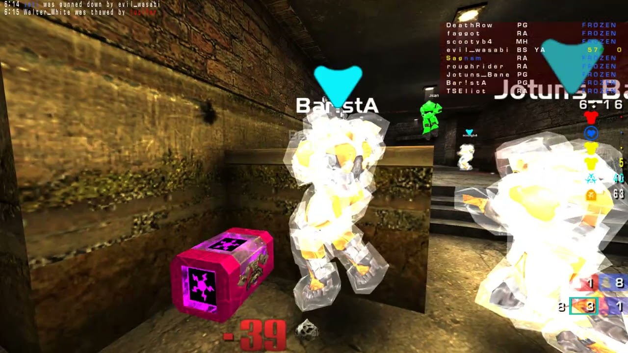 Quake Live: California (POV) Freeze Tag on Purgatory #Quake #QuakeLive #Quake3