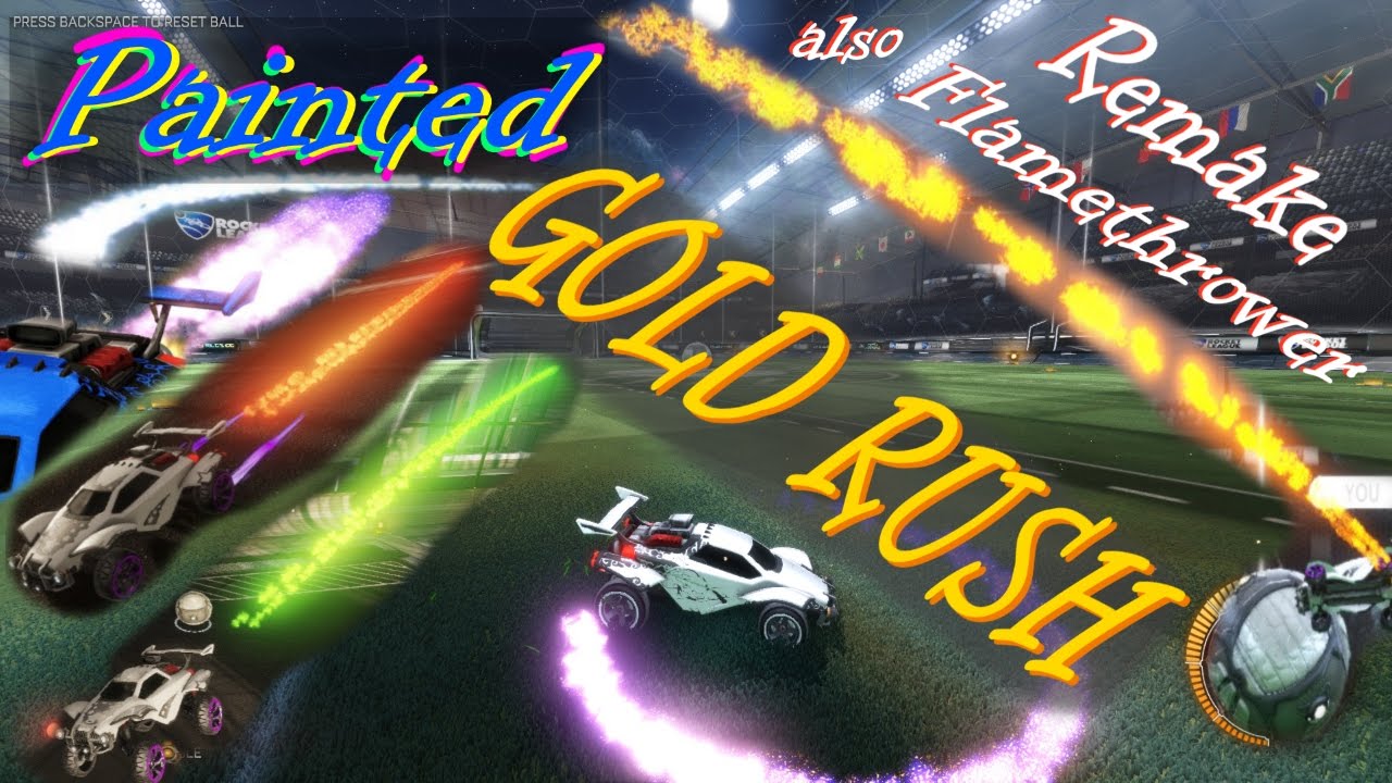 Painted GoldRush(Alpha Boost)+ Remake for Flamethrower [Let's Show #17]by HurricaneModding