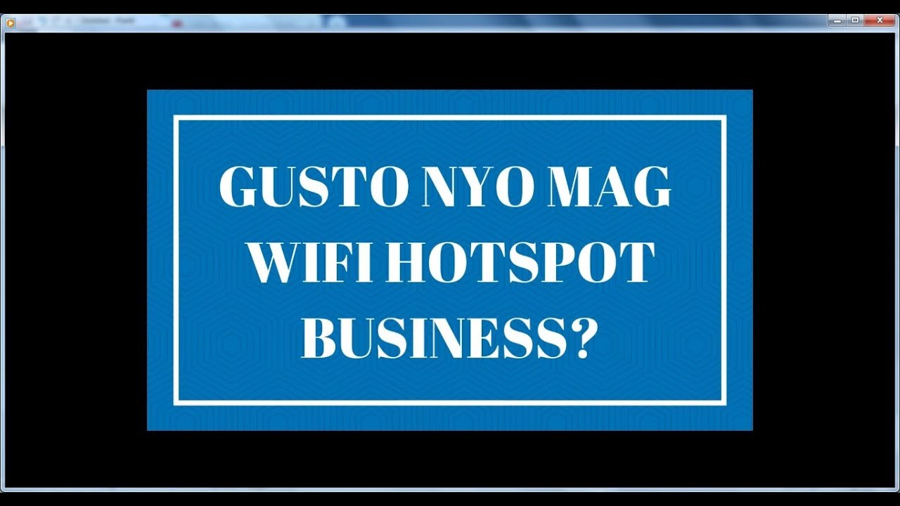 START YOUR DIY PISOWIFI HOTSPOT BUSINESS (VOUCHER) FOR ONLY 1,539