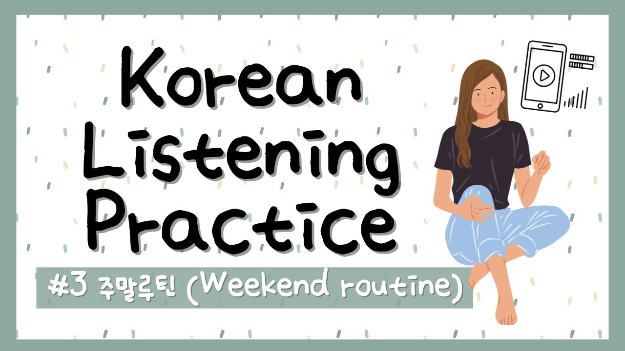 Korean Listening Practice with subtitles #3 | comprehensible input