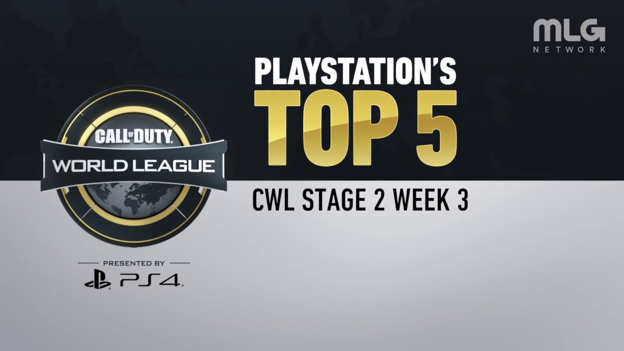 PlayStation Top 5 Plays Week 3 Stage 2 of CWLPS4 Pro League