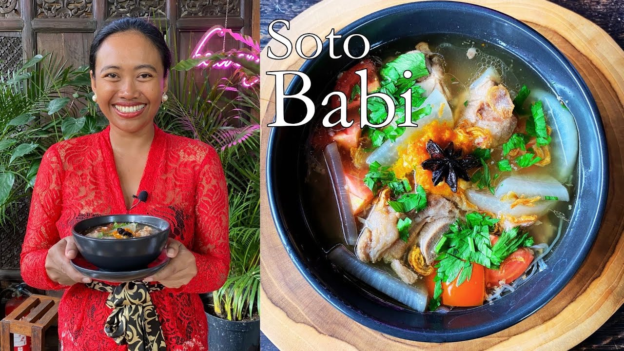 Soto Babi, Balinese Style Pork Clear Soup