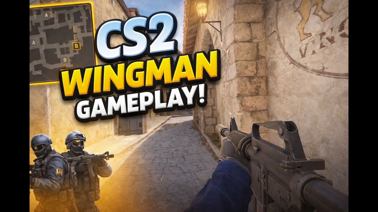 Counter Strike 2 Wingman Funny Gameplay