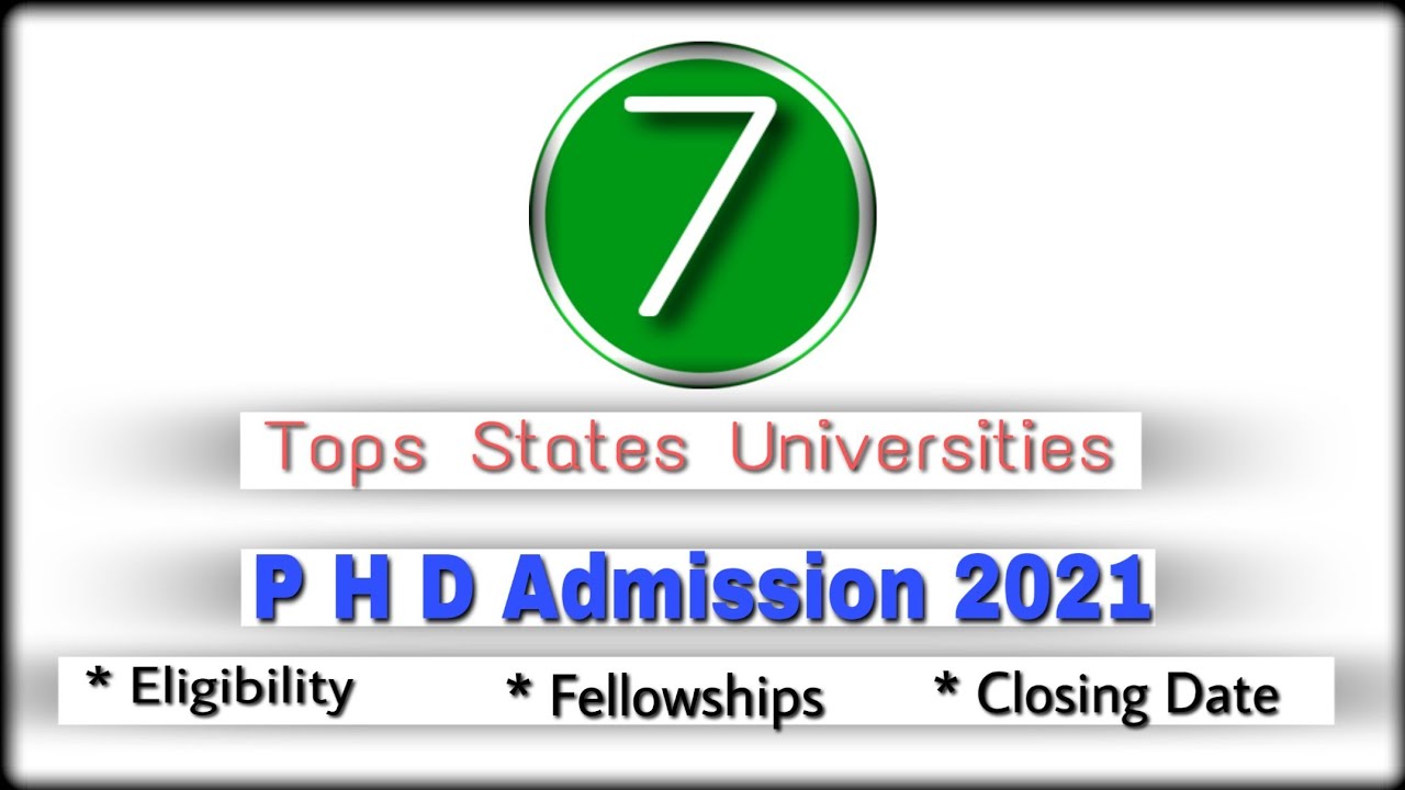 Phd admission 2021 | latest phd admission 2021 | latest phd notification 2021 | Phd admission