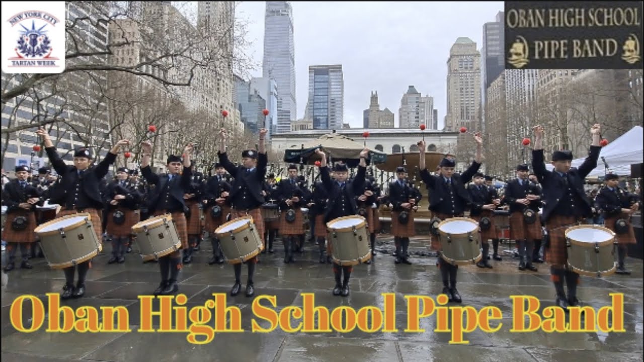 🇺🇸🎶 America the Beautiful & Marine Hymn by Oban High Pipe Band🥁🏴