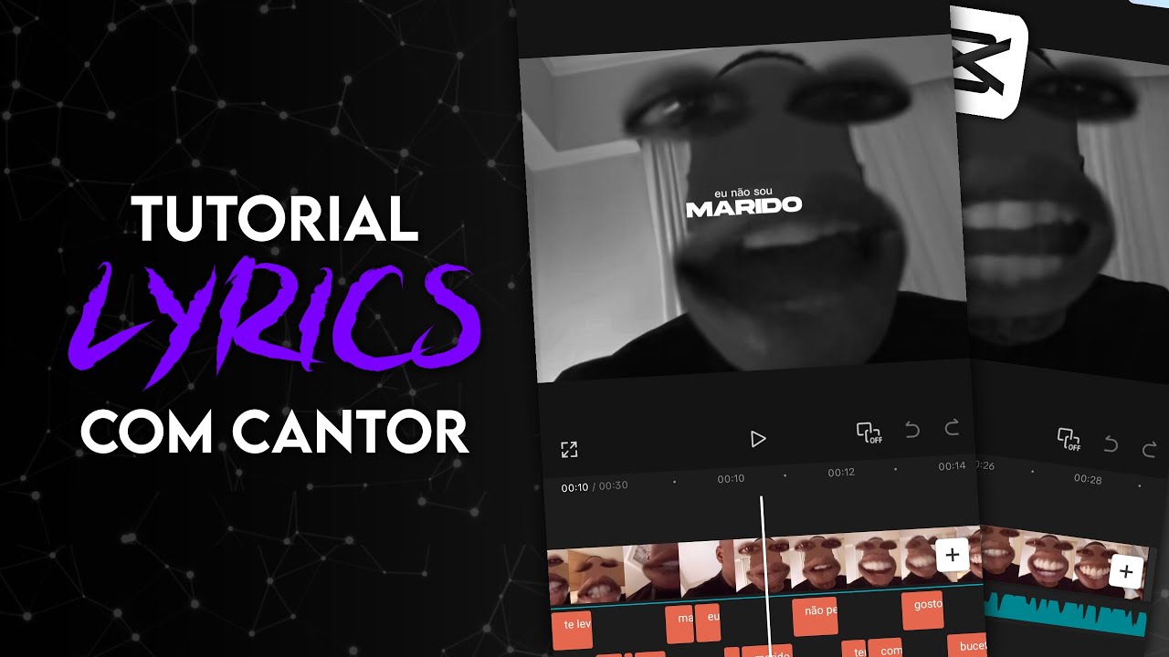 tutorial como fazer lyrics com cantor (capcut)