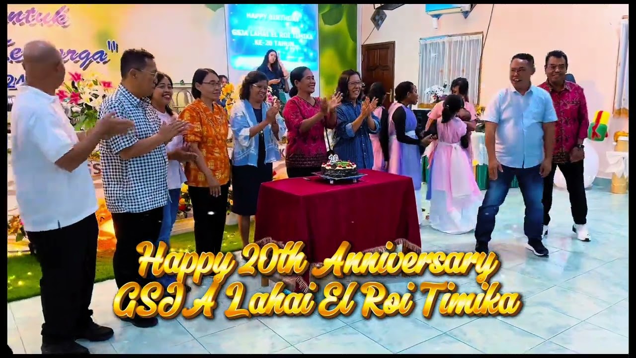 Happy 20 th Anniversary GSJA Lahai El Roi Timika #assemblyofgodchurch 